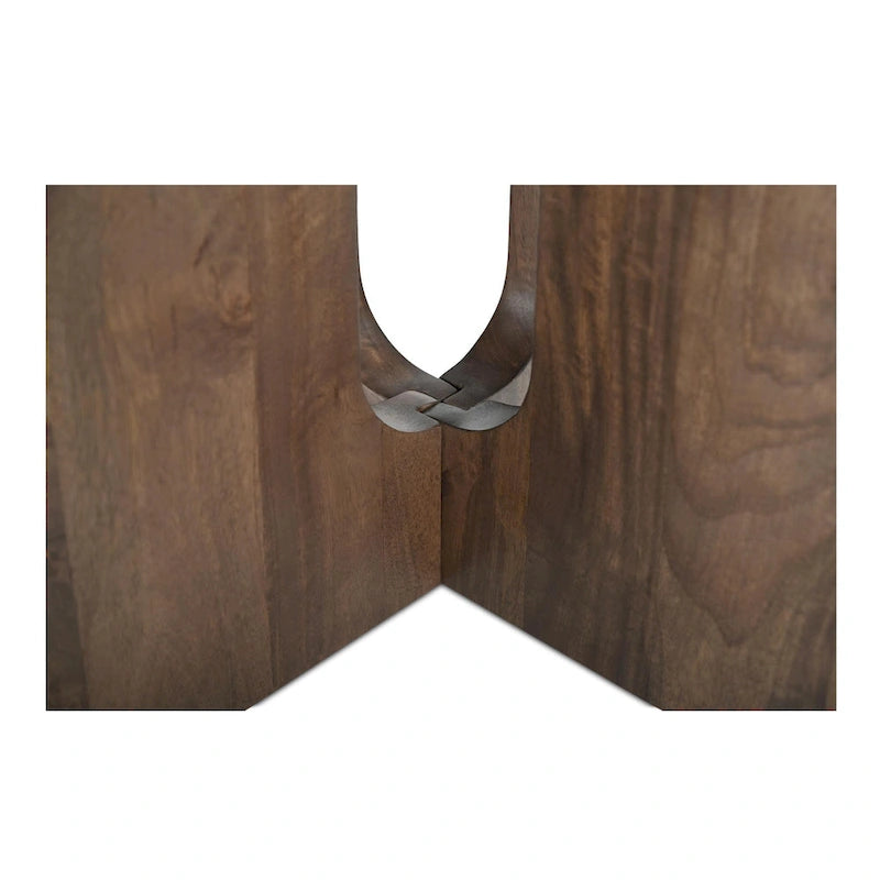 NADAAL STUDIOS Brelline, Round Dining Table With Cross Legs - 48W x48D x30H