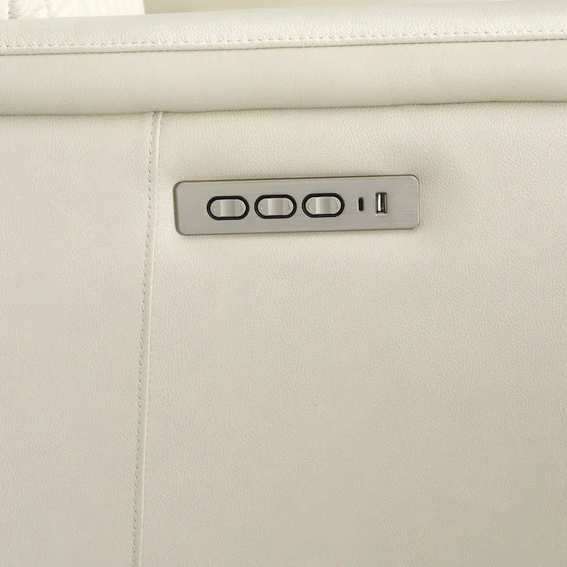 83.5 Leather Zero Gravity Power Reclining Sofa with Power Headrest and Power Lumbar,USB&USB-C Port