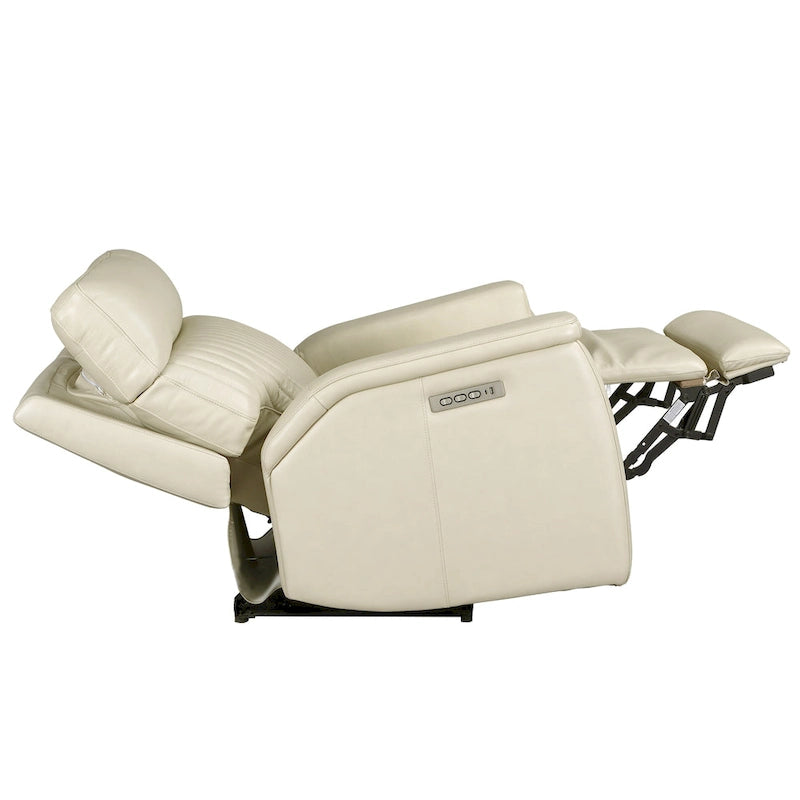 Leather Zero Gravity Power Recliner with Power Headrest and Power Lumbar,USB&USB-C Port