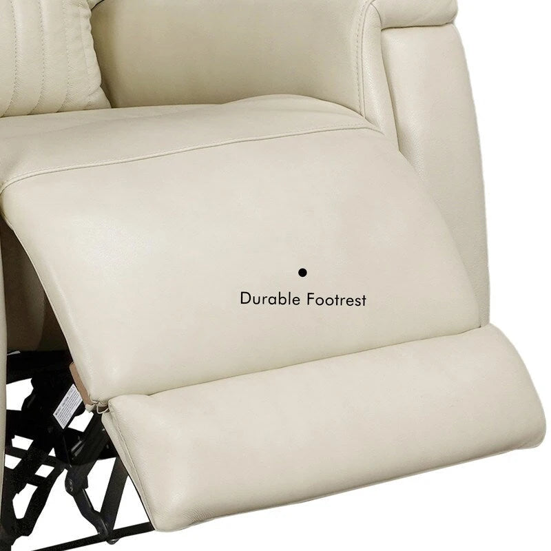 Leather Zero Gravity Power Recliner with Power Headrest and Power Lumbar,USB&USB-C Port