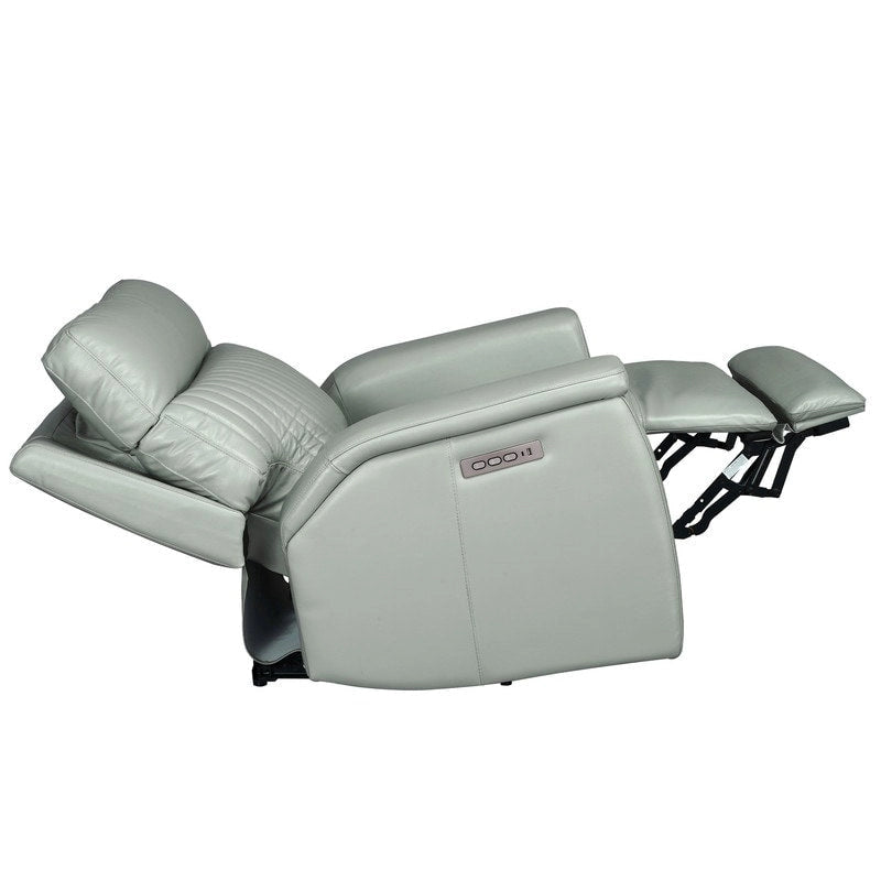 Leather Zero Gravity Power Recliner with Power Headrest and Power Lumbar,USB&USB-C Port