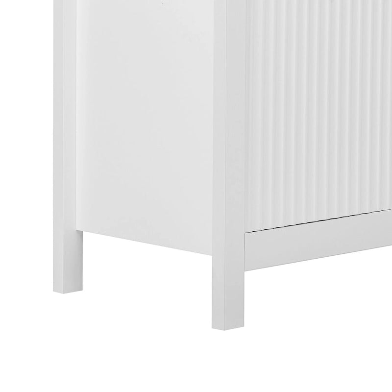 Modern Entryway Cabinet with Adjustable Shelves and Soft-Close Doors