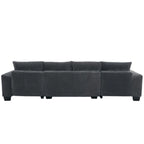 114  Pull Out Sleeper Sofa Bed,Adjustable Sleeper Sofa,Corduroy Sofa