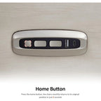 MCombo Zero Wall-Hugger Power Recliner Chair with Adjustable Headrest, Perfect for Small Spaces and RV, Fabric ST257