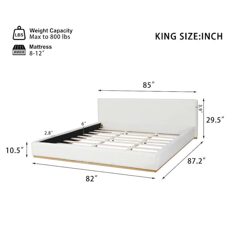 Christopher Knight Home - Jessica Plush Upholstered Bed