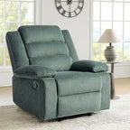 Modern 36 W Cotton/ Corduroy Push Back Manual Recliner Chair