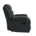 Modern 36 W Cotton/ Corduroy Push Back Manual Recliner Chair