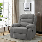 Modern 36 W Cotton/ Corduroy Push Back Manual Recliner Chair