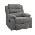 Modern 36 W Cotton/ Corduroy Push Back Manual Recliner Chair