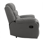 Modern 36 W Cotton/ Corduroy Push Back Manual Recliner Chair