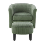 26.38 Swivel Arm Chair with Ottoman