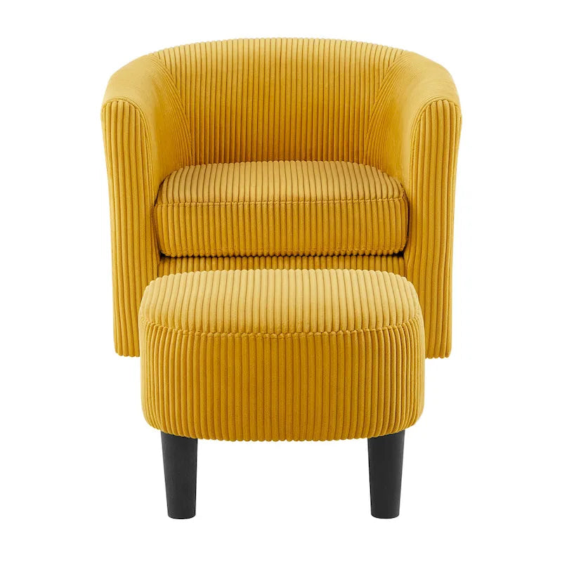 26.38 Swivel Arm Chair with Ottoman