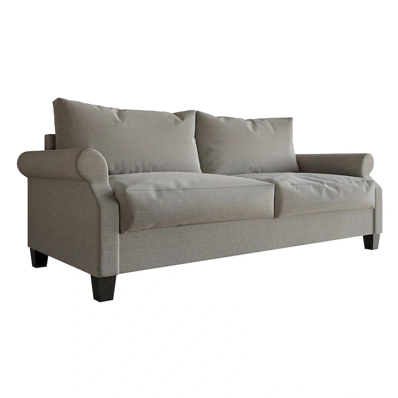CraftPorch Classic Linen Upholstered Sofa