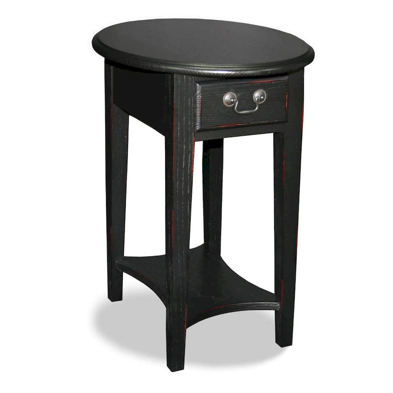 Hardwood Oval Side Table