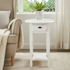 Hardwood Oval Side Table