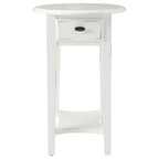 Hardwood Oval Side Table