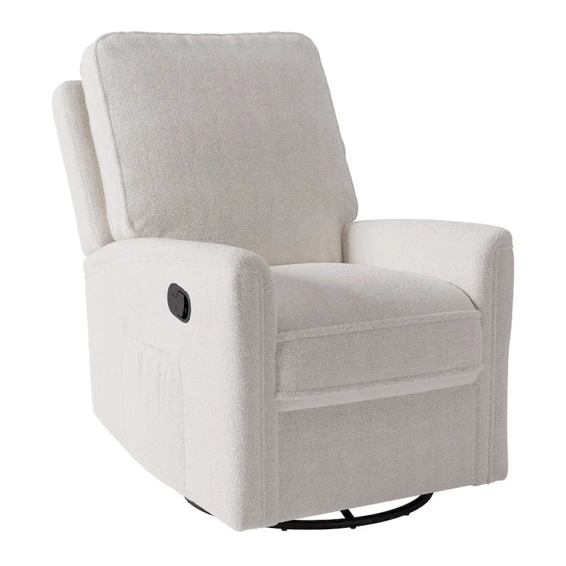 Swivel Glider Recliner Chair with Footrest