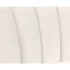 142Velvet Fabric Curve Sectional Sofa - 142