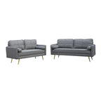 2 Piece Loveseat and Sofa Living Room Set