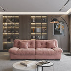 89 Fluffy Cloud Couches Sectional, Modern Minimalist Sofas With Two Pillows