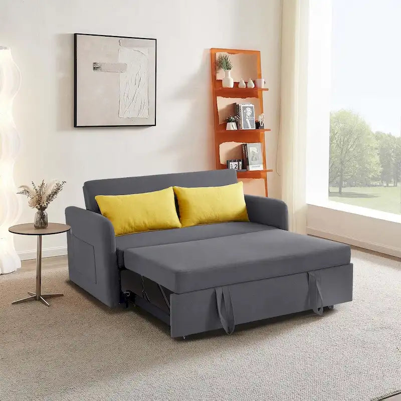 Aukfa Sofa Bed Pull Out Couch Convertible Loveseat Sleeper Sofa Couch