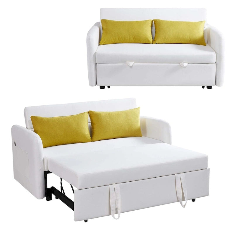 Aukfa Sofa Bed Pull Out Couch Convertible Loveseat Sleeper Sofa Couch