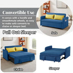 Aukfa Sofa Bed Pull Out Couch Convertible Loveseat Sleeper Sofa Couch