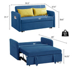 Aukfa Sofa Bed Pull Out Couch Convertible Loveseat Sleeper Sofa Couch