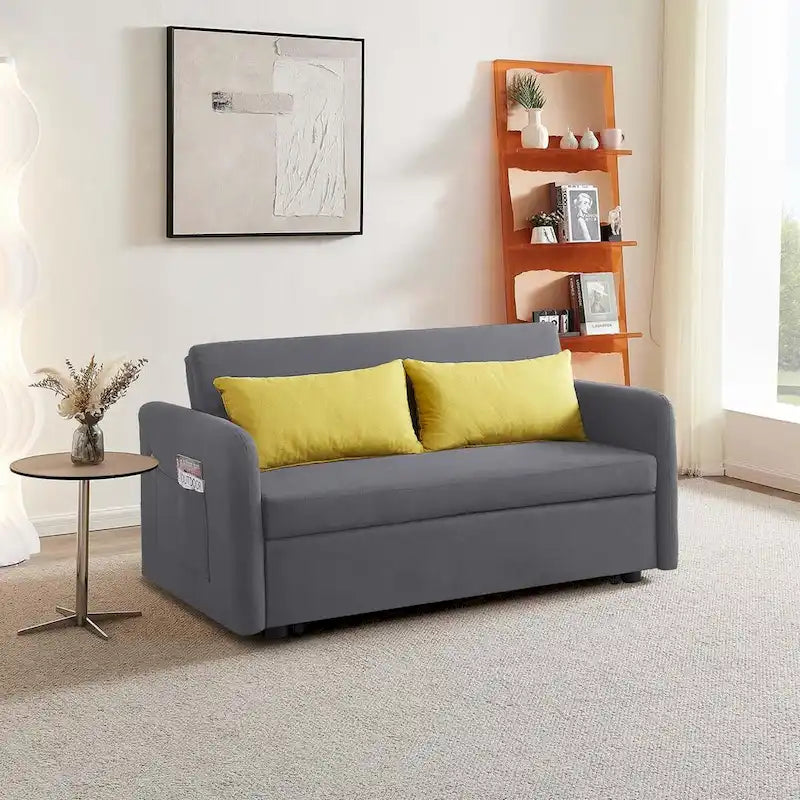 Aukfa Sofa Bed Pull Out Couch Convertible Loveseat Sleeper Sofa Couch