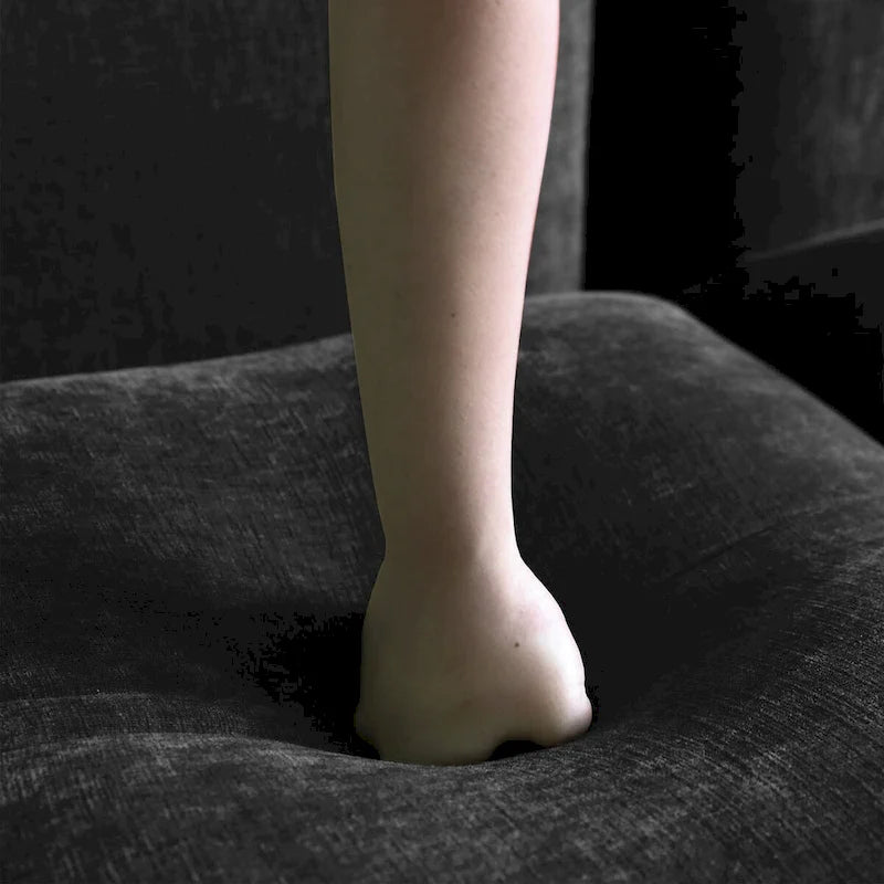 103 L-Shaped Sectional Sofa, Minimalist Chenille Modular 4-Seat Couch Sectionals with Reversible Chaise Ottoman