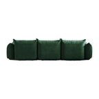 103 L-Shaped Sectional Sofa, Minimalist Chenille Modular 4-Seat Couch Sectionals with Reversible Chaise Ottoman
