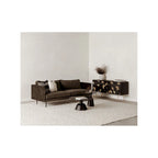 Macari Nelson Modern Solid Mango Wood Pedestal Coffee Table - 30W x 30D x 14H