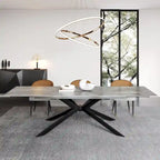 110.24 Extendable Rectangular Sintered Stone Dining Table - 78.74 to 110.24