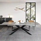 110.24 Extendable Rectangular Sintered Stone Dining Table - 78.74 to 110.24