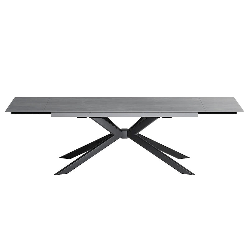 110.24 Extendable Rectangular Sintered Stone Dining Table - 78.74 to 110.24