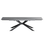 110.24 Extendable Rectangular Sintered Stone Dining Table - 78.74 to 110.24