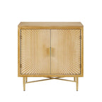 Art Leon Textured Wood Sideboard Accent Cabinet