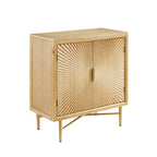 Art Leon Textured Wood Sideboard Accent Cabinet