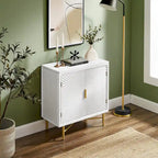 Art Leon Textured Wood Sideboard Accent Cabinet