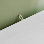 Art Leon Textured Wood Sideboard Accent Cabinet