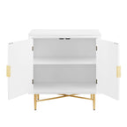 Art Leon Textured Wood Sideboard Accent Cabinet