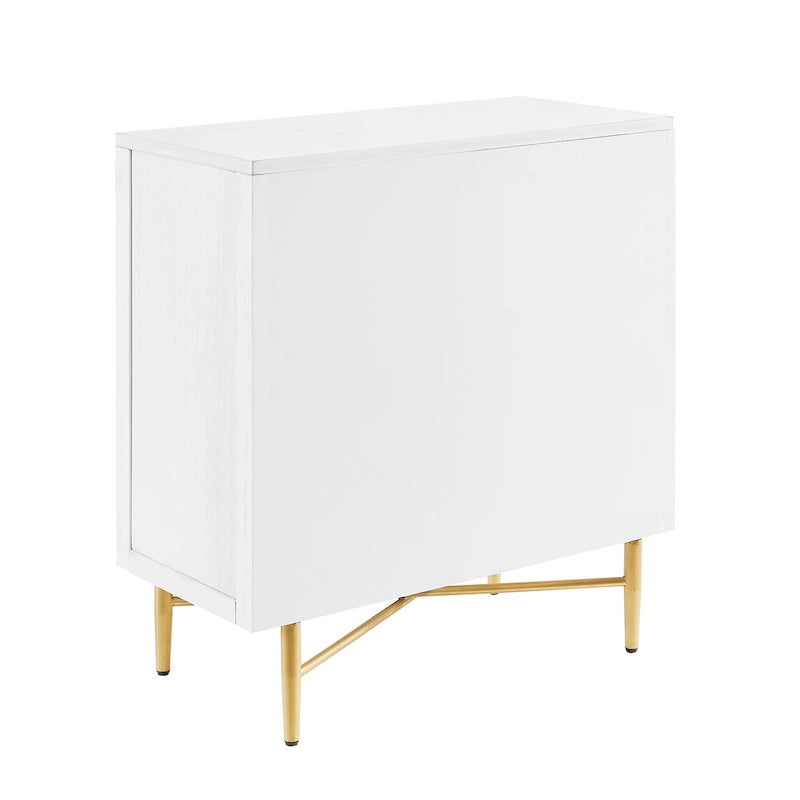 Art Leon Textured Wood Sideboard Accent Cabinet