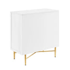 Art Leon Textured Wood Sideboard Accent Cabinet