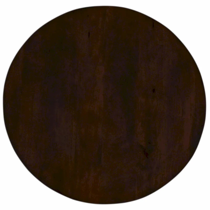 Senna 31 in. Wood Round Pedestal Coffee Table