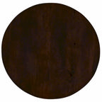 Senna 31 in. Wood Round Pedestal Coffee Table